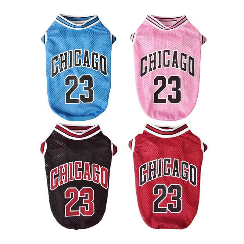 Mesh Breathable Dog Basketball Jersey Clothes XS-5XL For Small Medium Large Dogs Summer Cool Puppy Vest Chihuahua Yorkies Shirt